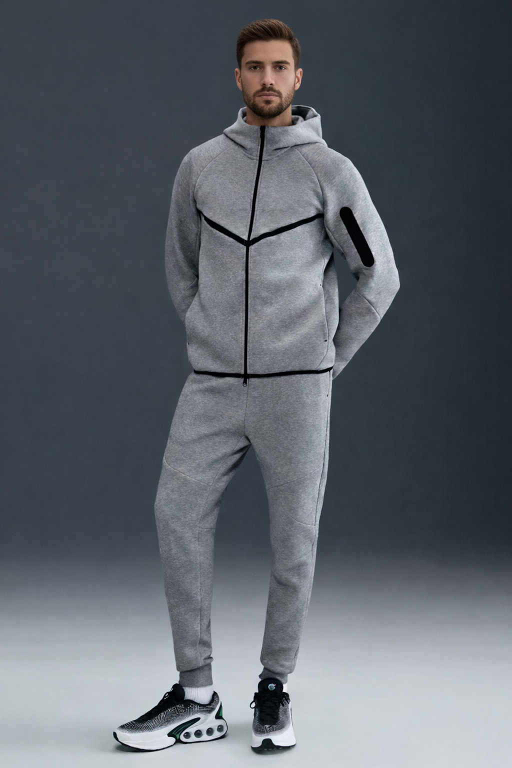 Alessia Valenti® | Conjunto Urbano Tech-Grey - Edición Limitada