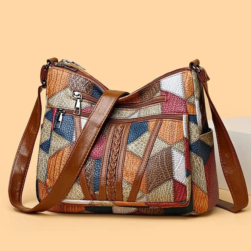 Alessia Valenti® | Bolso de piel con mosaico