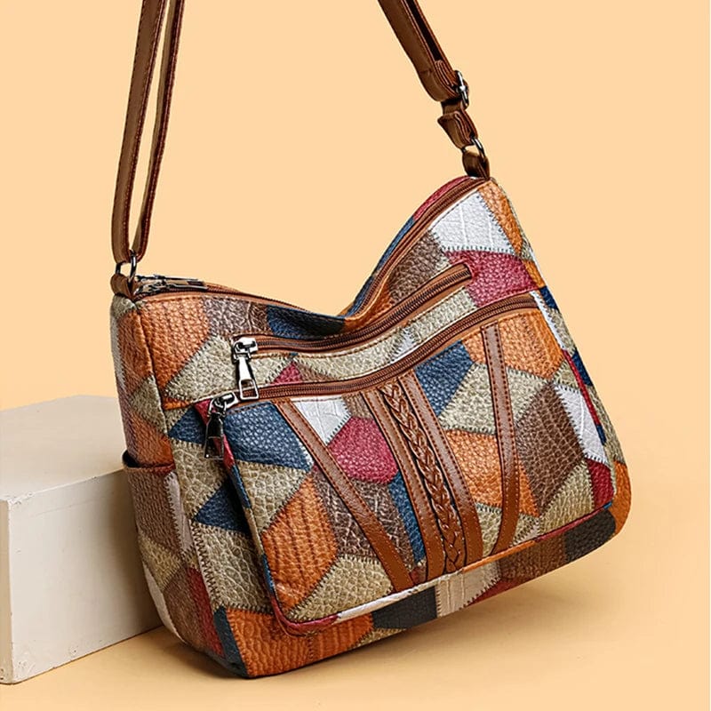 Alessia Valenti® | Bolso de piel con mosaico