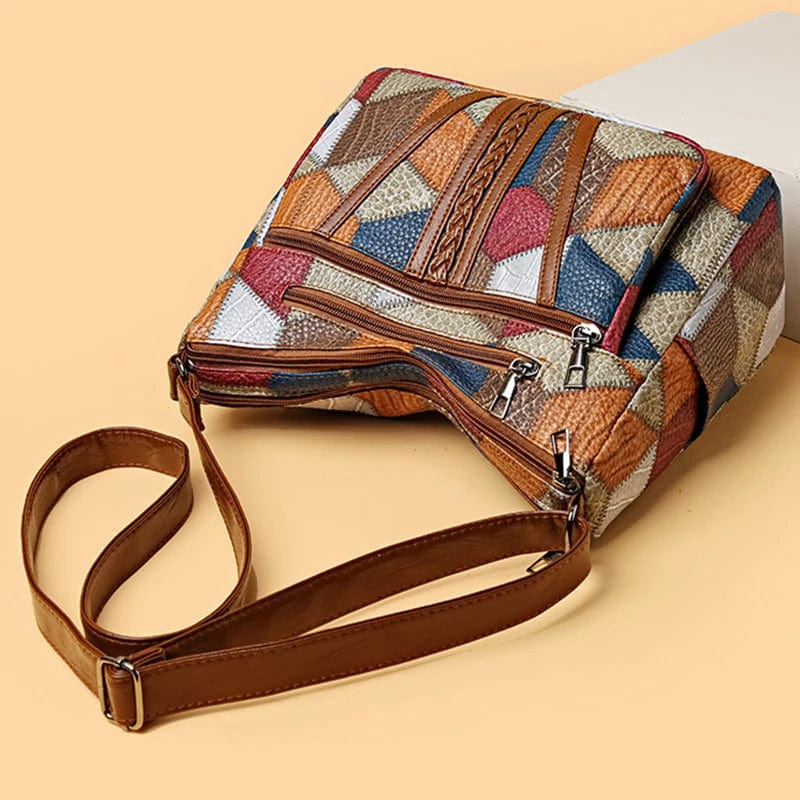 Alessia Valenti® | Bolso de piel con mosaico