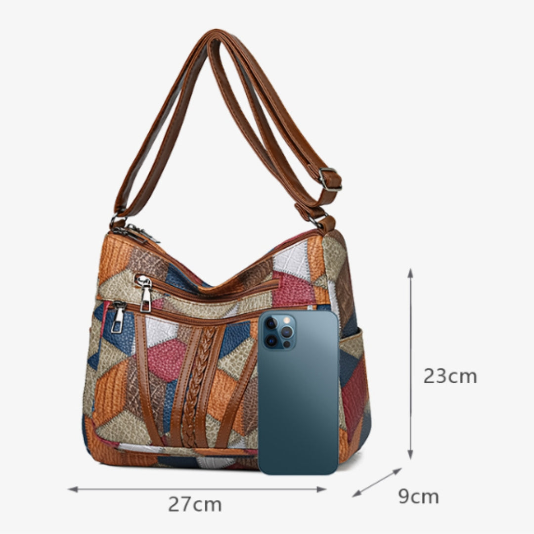 Alessia Valenti® | Bolso de piel con mosaico