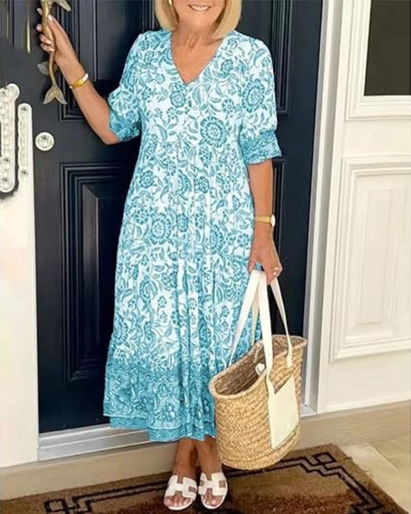 Alessia Valenti® | Vestido fluido de verano